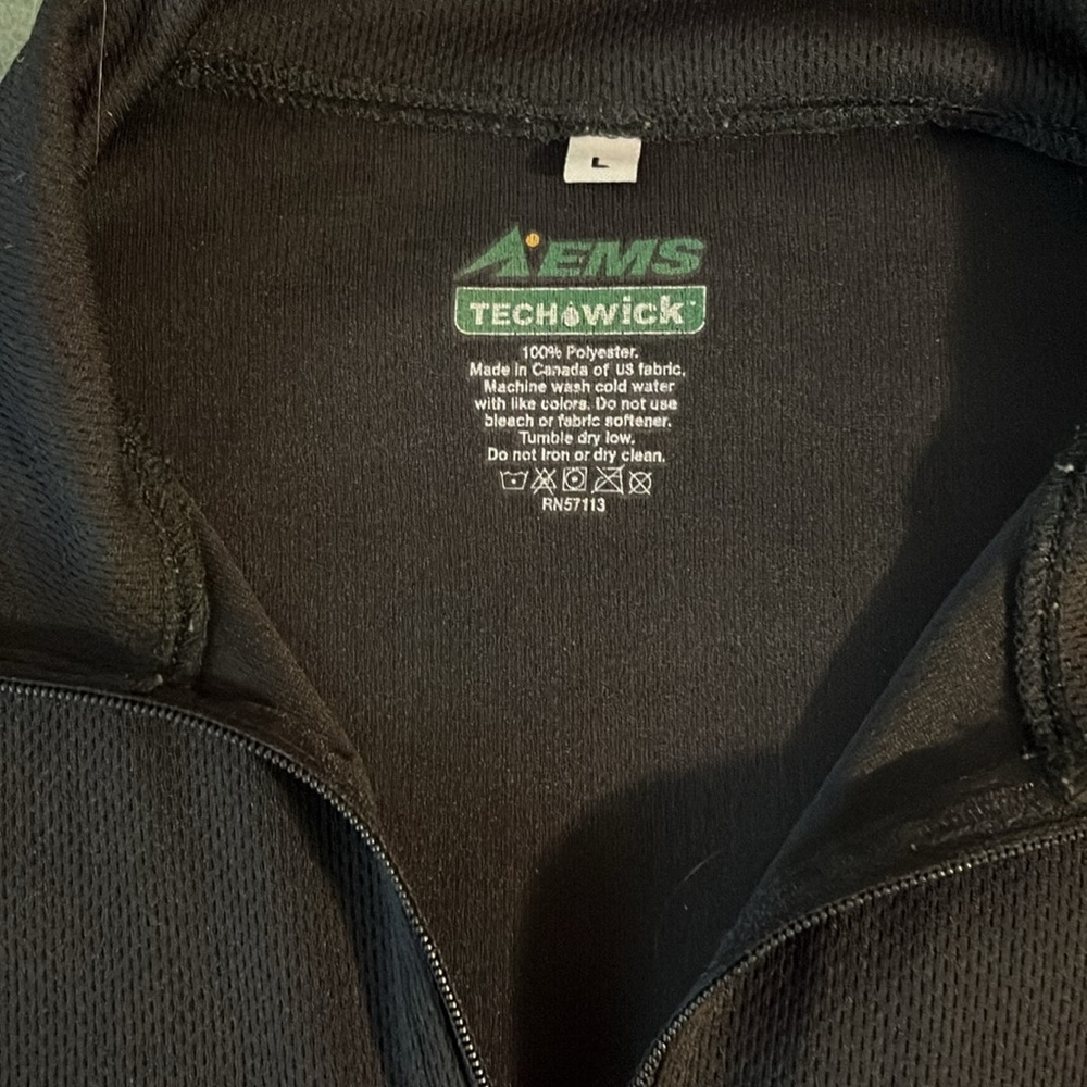 Eastern Mountain Sports Black Long-Sleeve Quarter-Zip Pullover - Picture 3 of 3